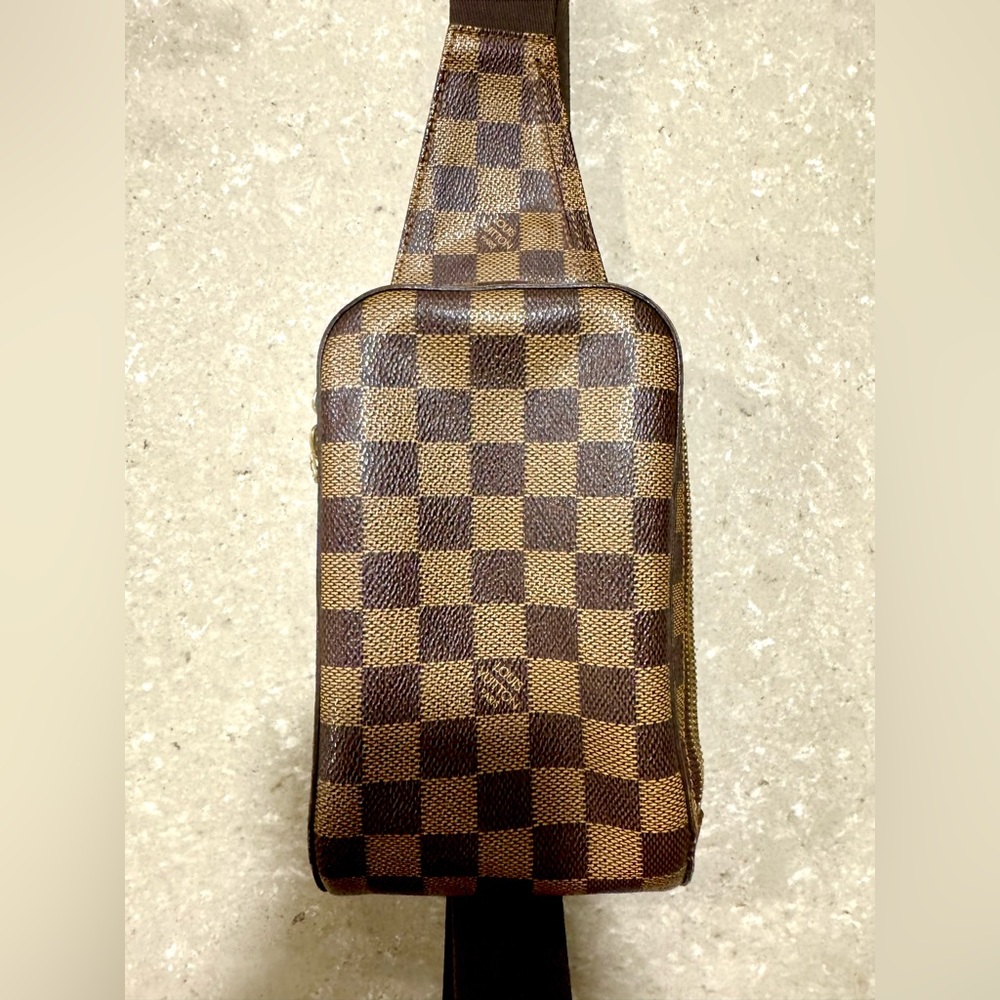 Louis Vuitton Damier Ebene Geronimos Bum Bag Fanny Pack Waist Pouch